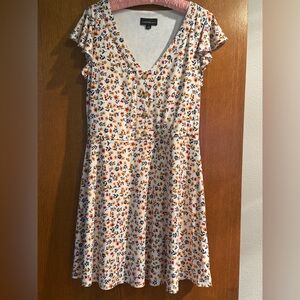 Floral V-Neck Dress